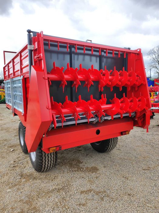 rozrzutnik obornika JOLMET 6t TANDEM/ adapter poziomy 2x ślimak