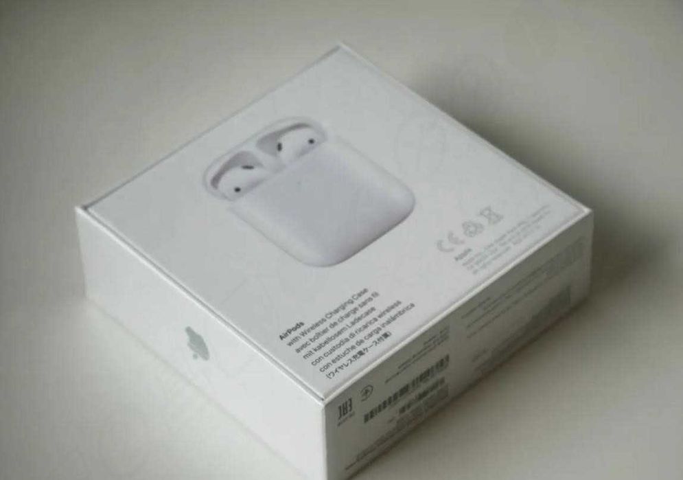 РОЗПРОДАЖ! New! Безпровідні навушники Airpods 2 + чохол на кейс!