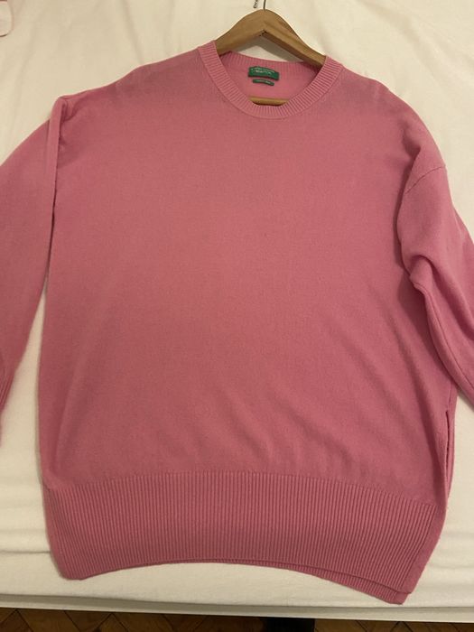 Camisola rosa em lã e caxemira - Unites Colors of Benetton