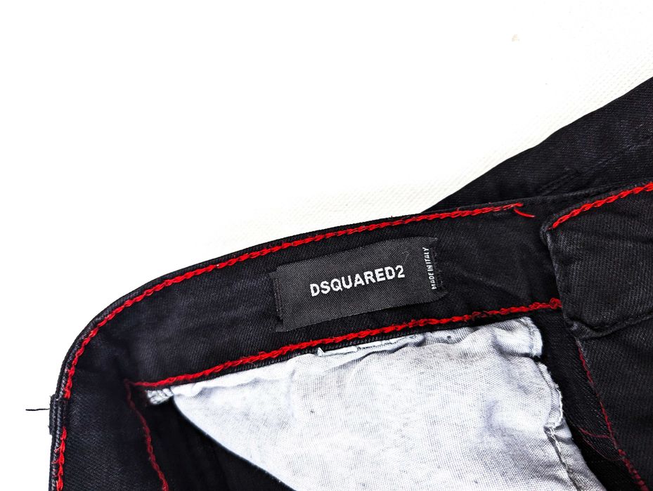 Dsquared2 czarne spodnie jeansowe jeansy M