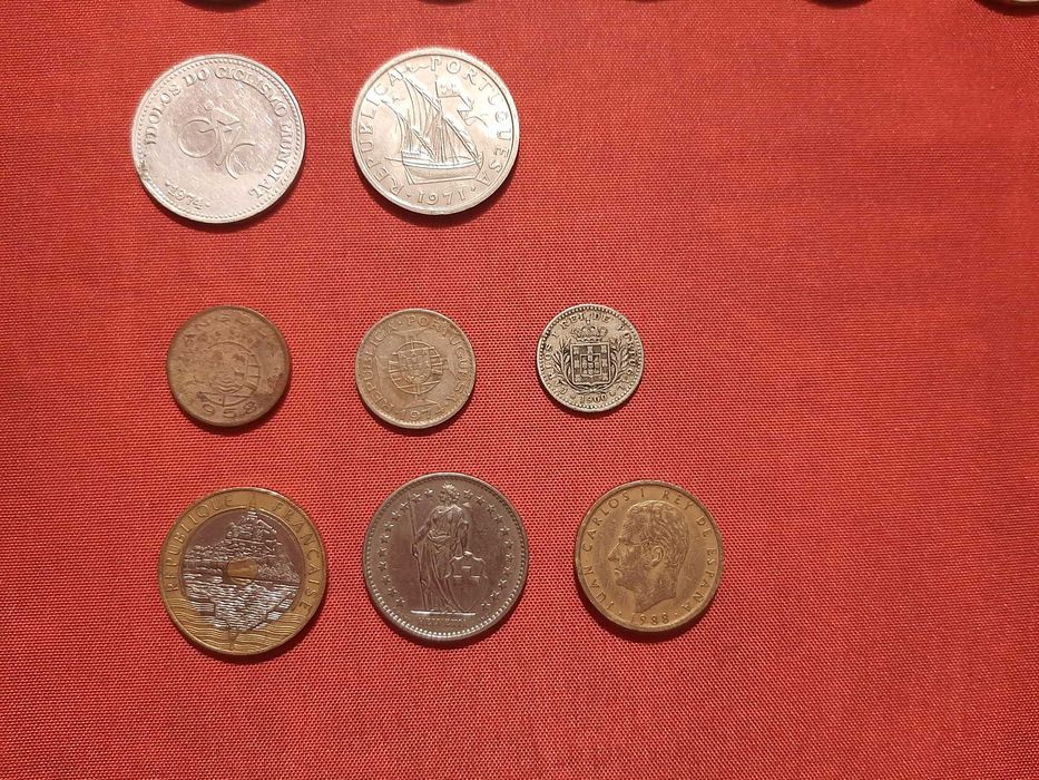 Moedas antigas (vários países)