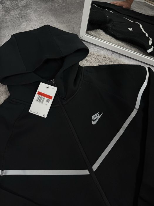 Кофта Найк Теч Фліс Рефлектив / Nike tech fleece Reflective / M,L,XL / Чоловіче Зіп-Худі