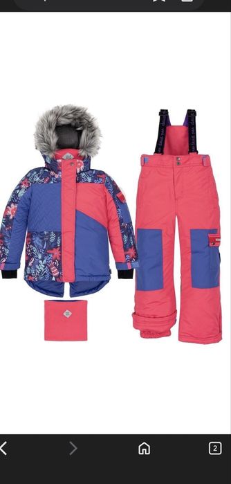 Зимовий костюм, лижний костюм, комбінезан, deux par deux