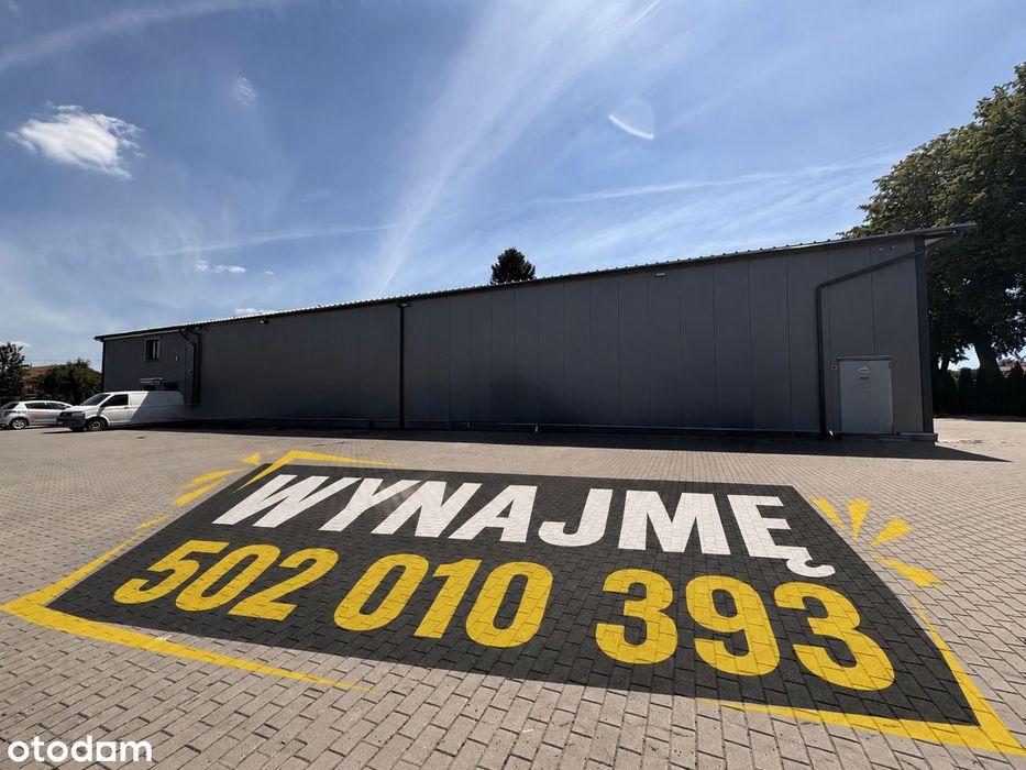 Hala magazynowa na wynajmem, blisko lotniska Lublin.