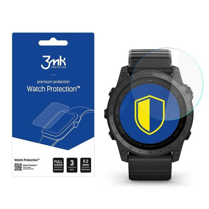 Folia do Garmin Tactix 7 3mk Watch 3szt na smartwatch ochronna