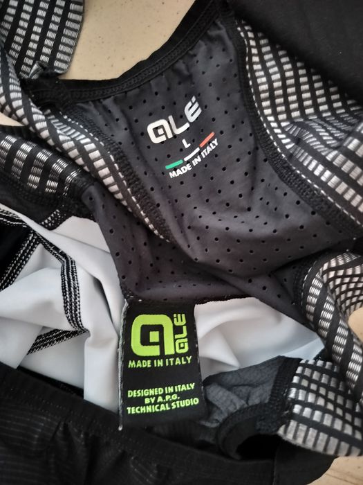 Duży zestaw odzieży na rower Bluzy koszulki spodnie ale męskie