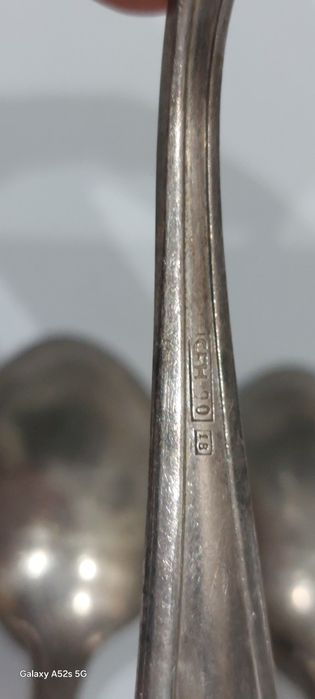 Stare, posrebrzane łyżeczki do herbaty