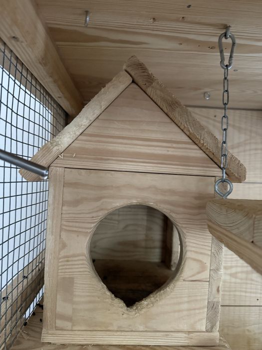 Woliera dla szynszyli - 210 cm - sosna