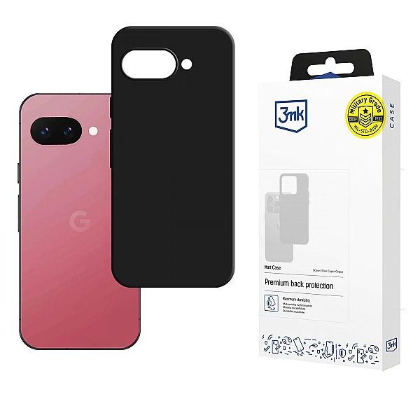 Etui 3mk Matt Case na Google Pixel 9A - czarne