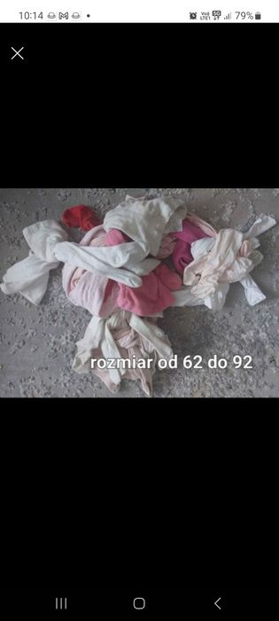 Paczka ubrań dla dziewczynki