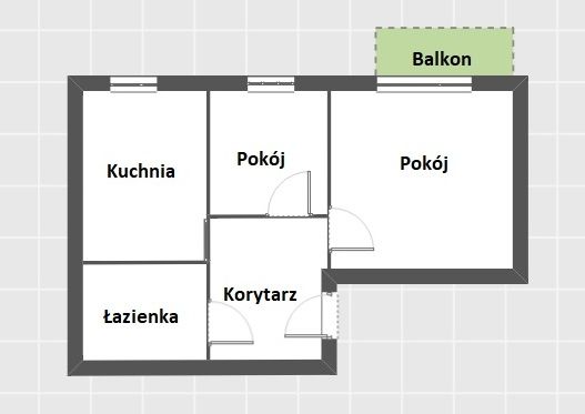 NOWA CENA! Mieszkanie ul. Skalna Góra - 2 pokoje - 2 piętro