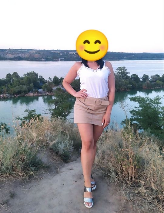 Юбка женская велюр