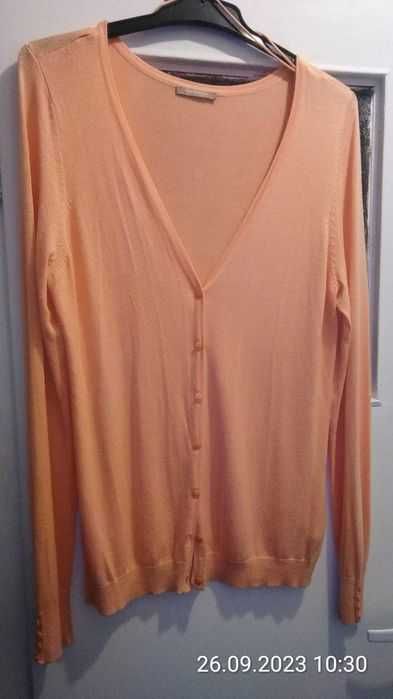 Kardigan różowy. Na guziczki. L