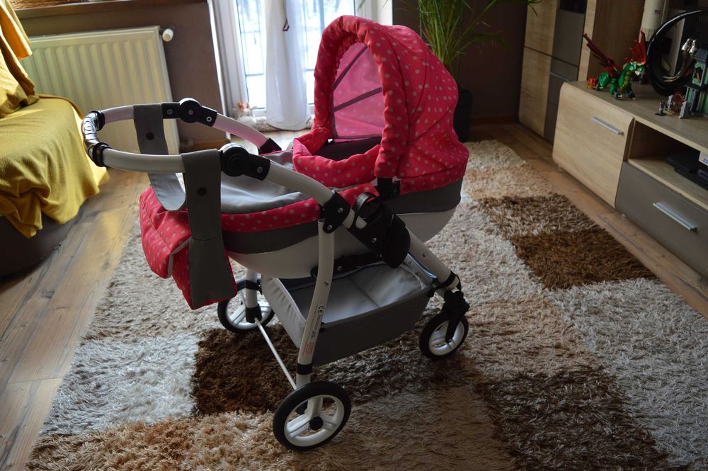 Wózek dla lalki głęboki Adbor LILY SPORT