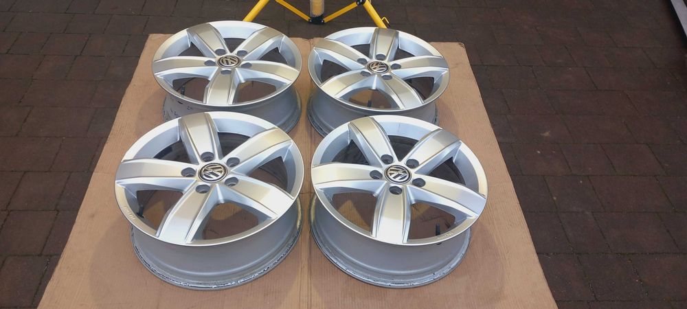 Felgi alu 4x oryg. VW /SKODA/SEAT/AUDI 6.5x16, 5x112, ET48 , Stan bdb