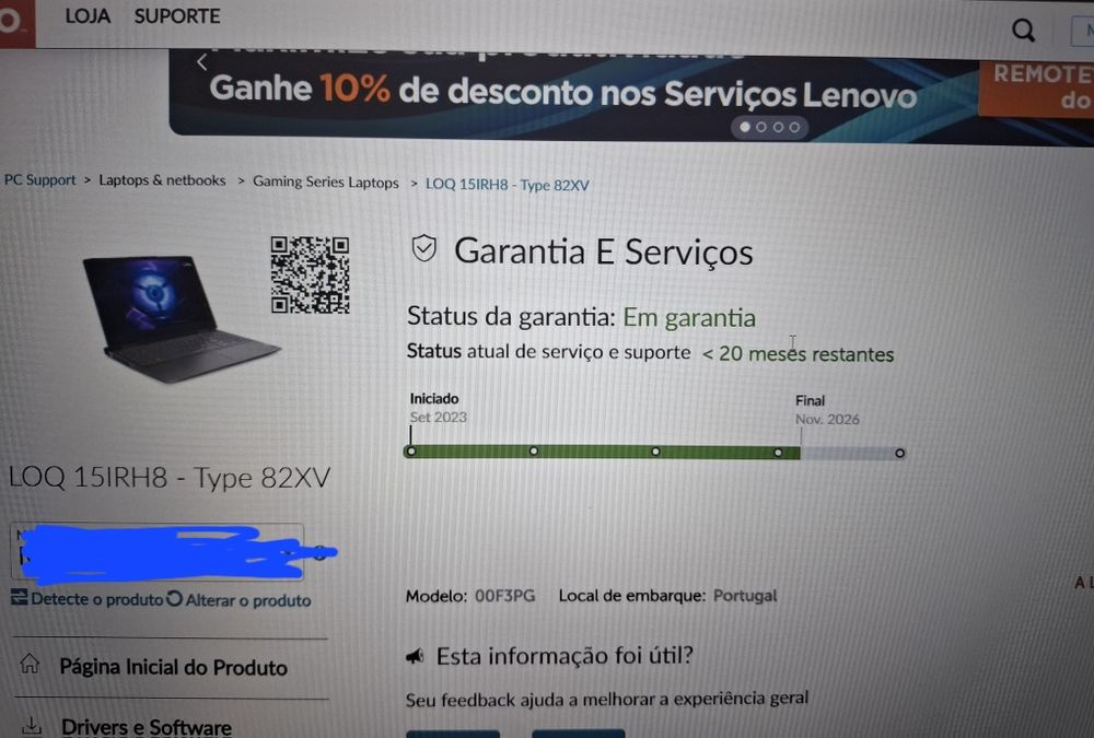 Portátil LOQ 15IRH8-452 15.6" i5-12450H SSD 521GB/16GB RTX 4050
