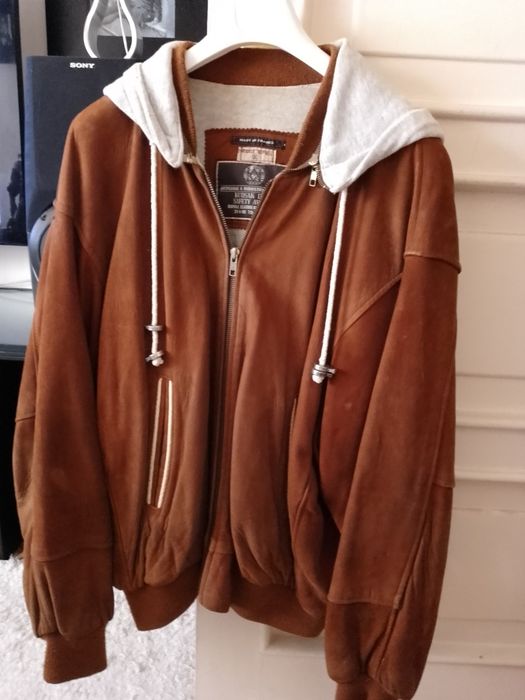 Blusão em pele capus de algodão
