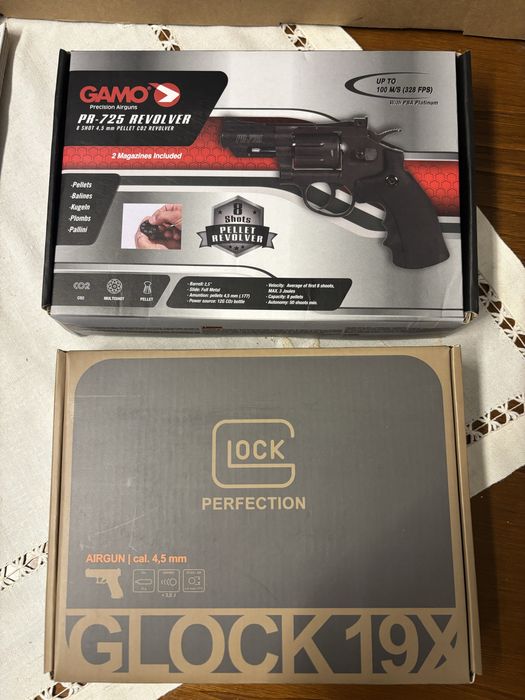 Gamo PR 725 & Glock GX19