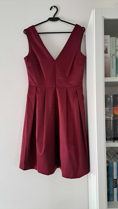 Sukienka Next M, nowa, burgund