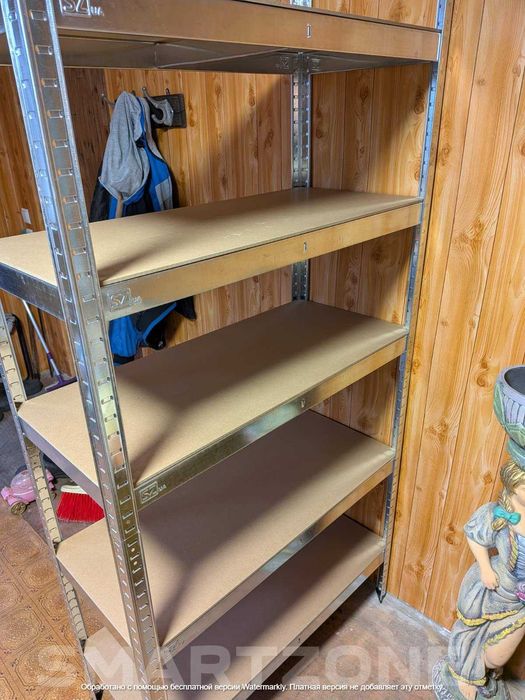 Стелаж металевий полочний для магазина, в підсобку, кладовку для дому