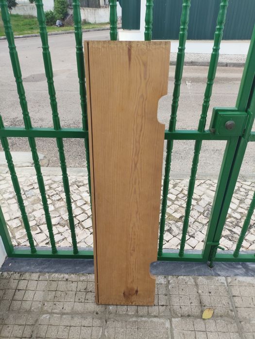 Tábua de madeira maciça 110cmx27x2cm