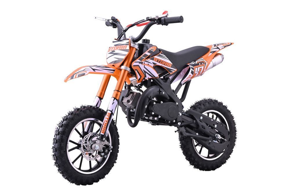 Mini Cross Motor Spalinowy 49Cc Storm Pomarańczowy 40Km/H Db701Se