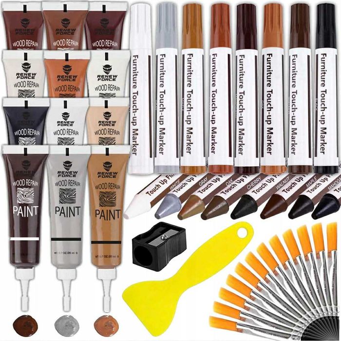 NOWY zestaw do usuwania rys z paneli i mebli –szybka naprawa zestaw