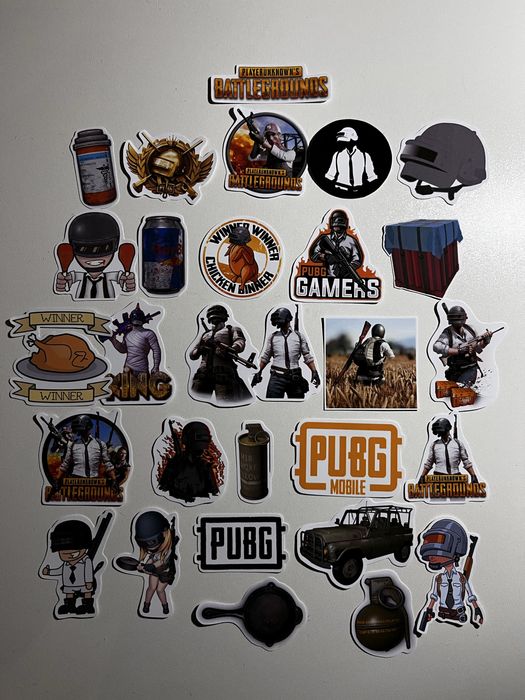 Стікери наліпки «Pubg» 29 штук