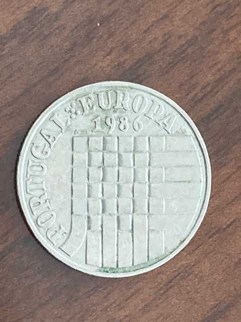 3 Moedas comemorativas 25 escudos, 1986 - Portugal Europa
