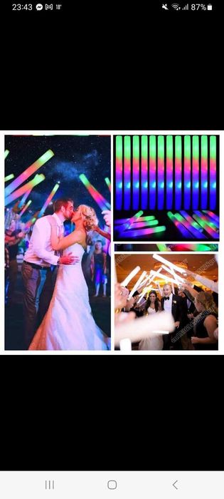 LED Tube Wedding Decoration