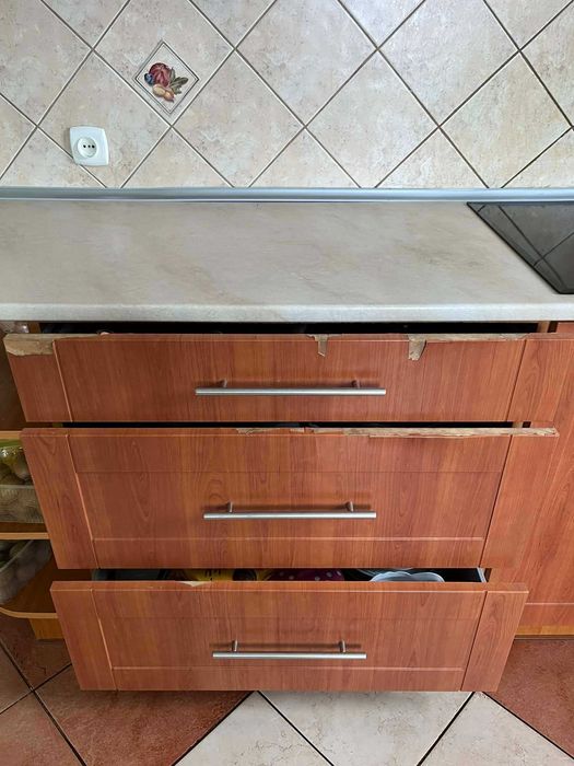 Meble kuchenne+stół+AGD