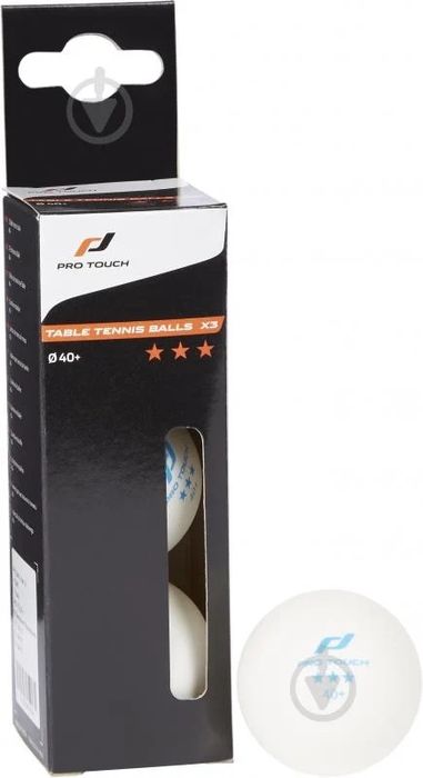 Набір м'ячів Pro Touch Pro Ball 3 Stern Tischtennisbälle 3 шт