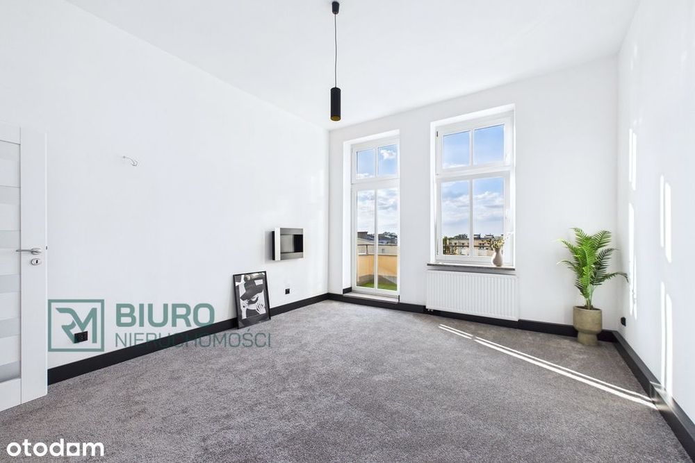 Wysokie sufity, 2 osobne pokoje, balkon, 57,3 m²