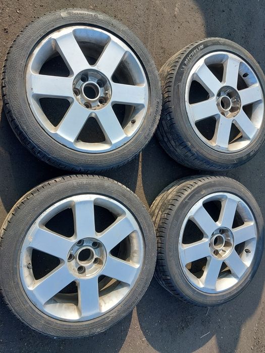 Alufelgi 17 5x112 z oponami Audi Seat Volkswagen Skoda
