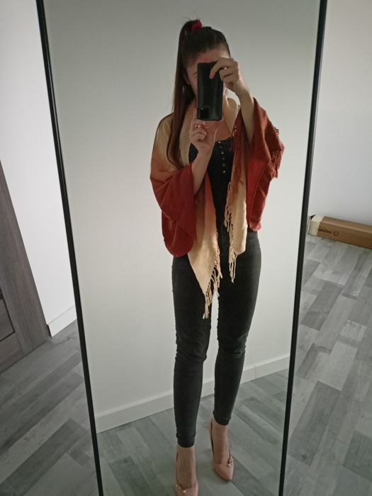 Szal damski oversize szalik zimowy