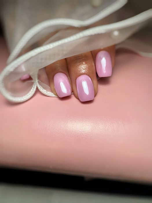 Paznokcie hybryda, żel, przedłużenie na formie