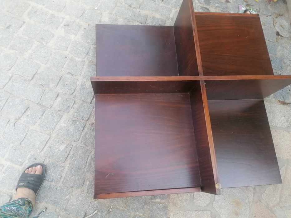 Mesa de centro, tampo de vidro