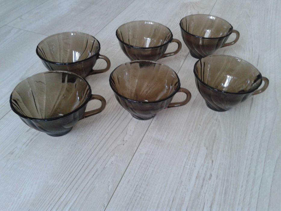 filiżanki+ talerzyki, 6 sztuk, zestaw