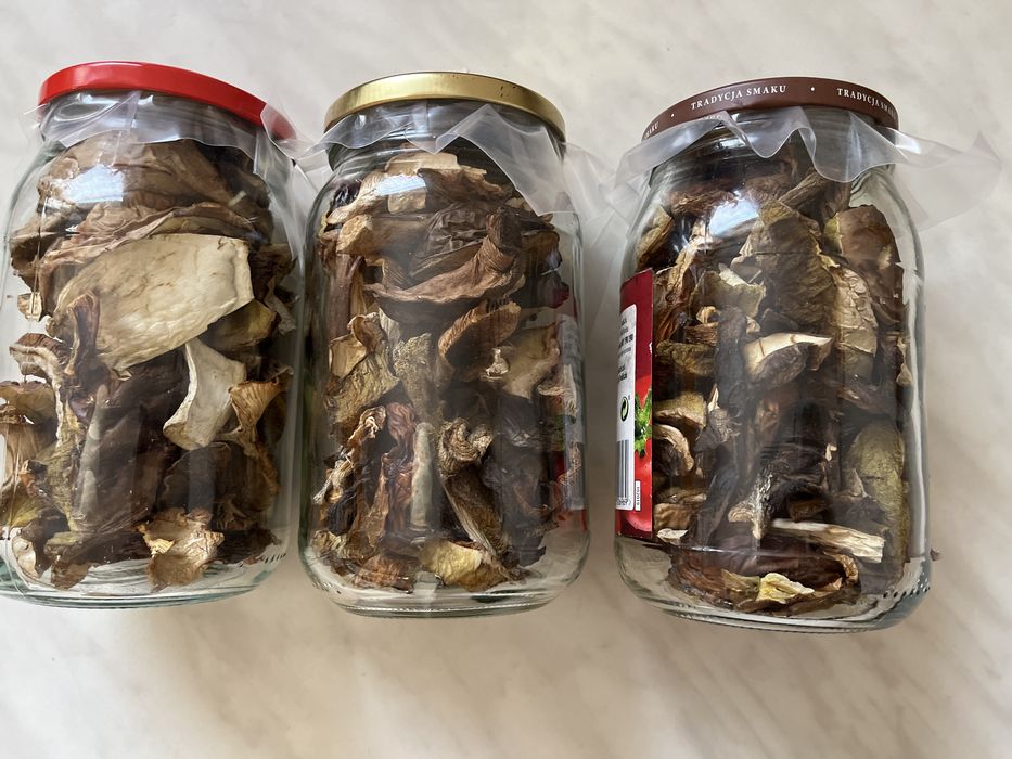 Grzyby suszone - jeden zostal
