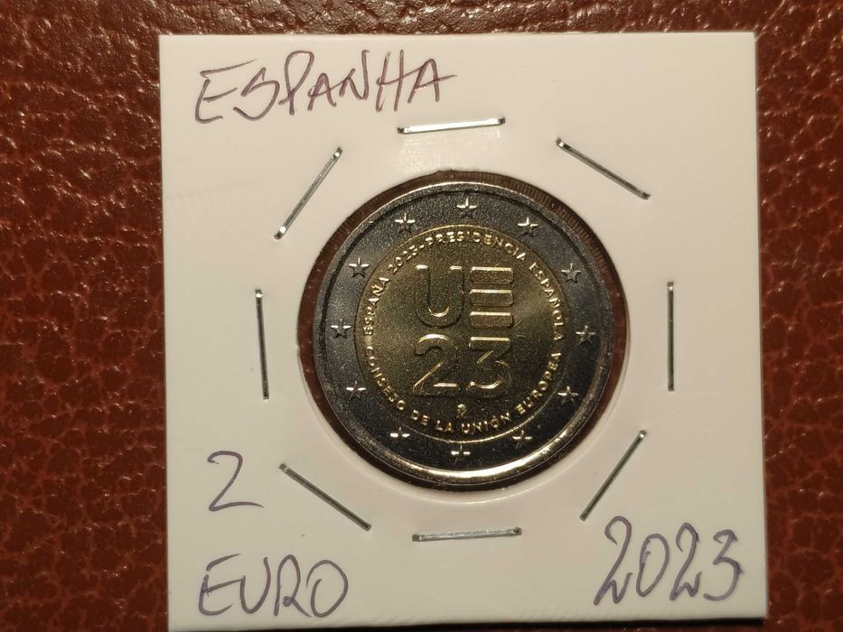 A605 moeda de 2 euro de 2023 Presidência Espanhola da UE - Espanha
