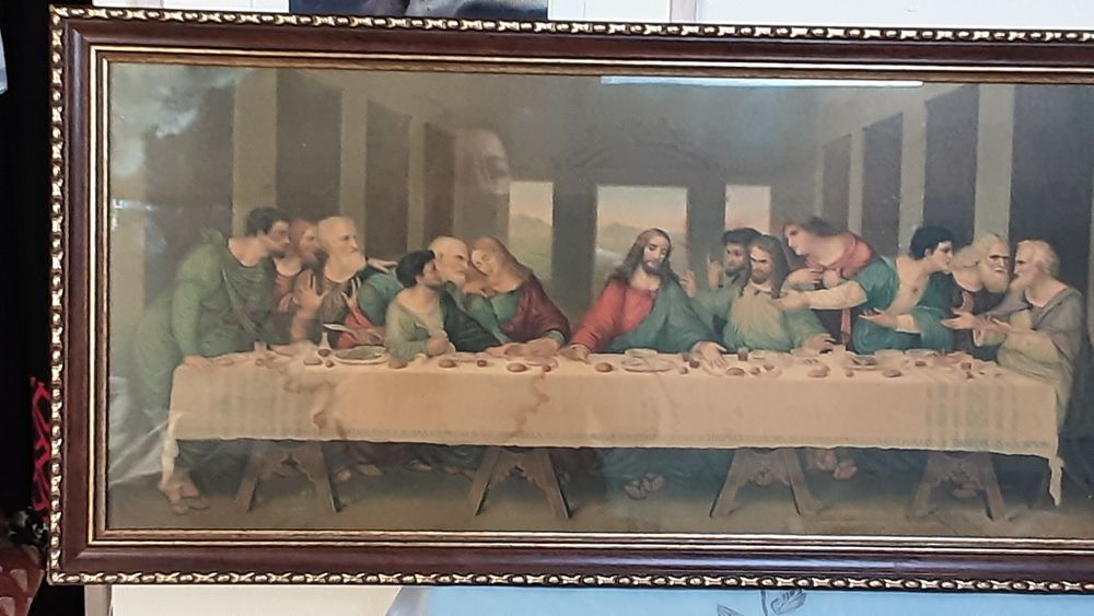 Última Ceia de Jesus Cristo restaurado como novo