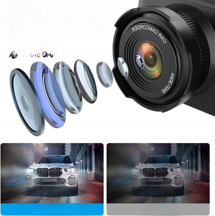 Kamerka Samochodowa Aqv OK770 Wideorejestrator Drogowy 1080P Fhd 170° Pro