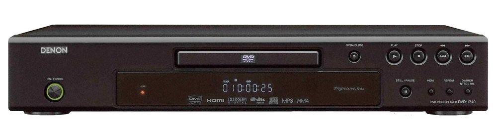 DENON  DVD -1740 black MP3 HDMI.