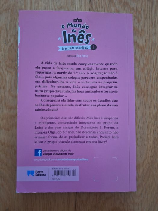 Livro da colecção o mundo da Inês