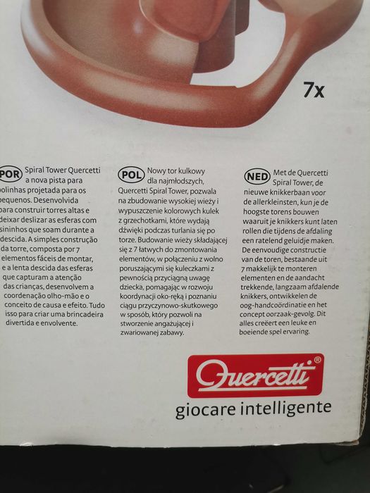 Tor kulkowy wieża trzy kulki Spiral Tower quercetti