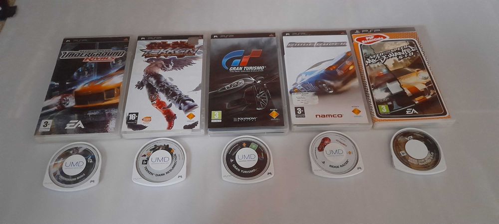 Jogos PSP UMD  5 unidades
