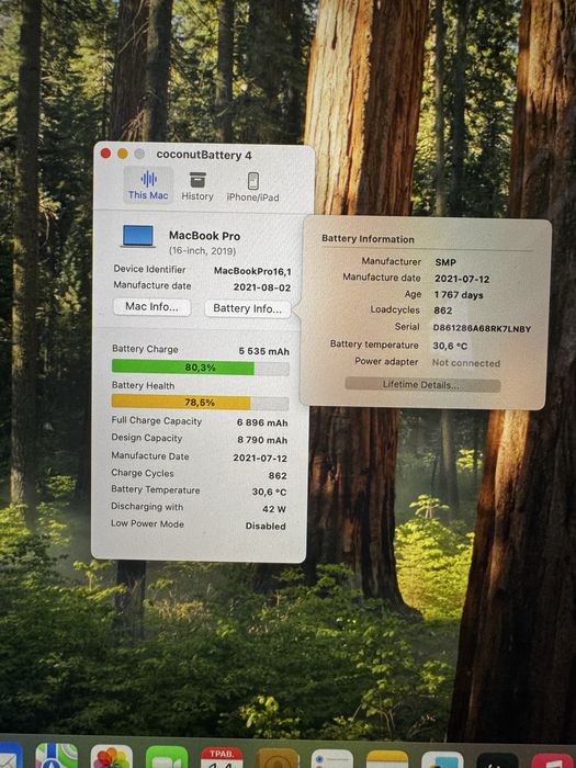 Macbook pro 16 2019 i7 16/512gb Radeon pro 5300m