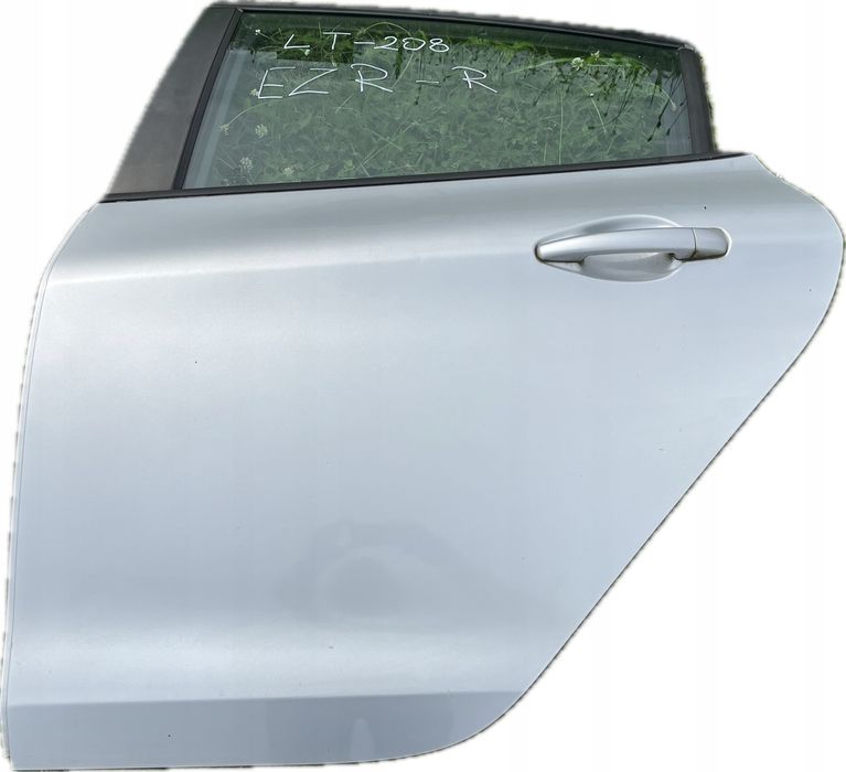 Drzwi Peugeot 208 2012- Lewe Lewy tył Srebrny EZR