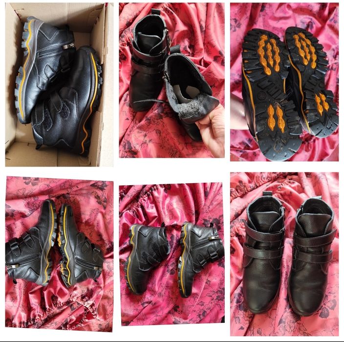 Ботинки женские/ подростковые/для пожилых,38р./кожа, зима, 500 грн