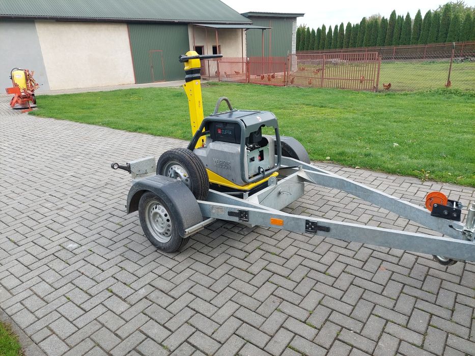 Wynajem Zagęszczarka Wacker DPU 6555 przyczepka wynajmę ubijarka płyta